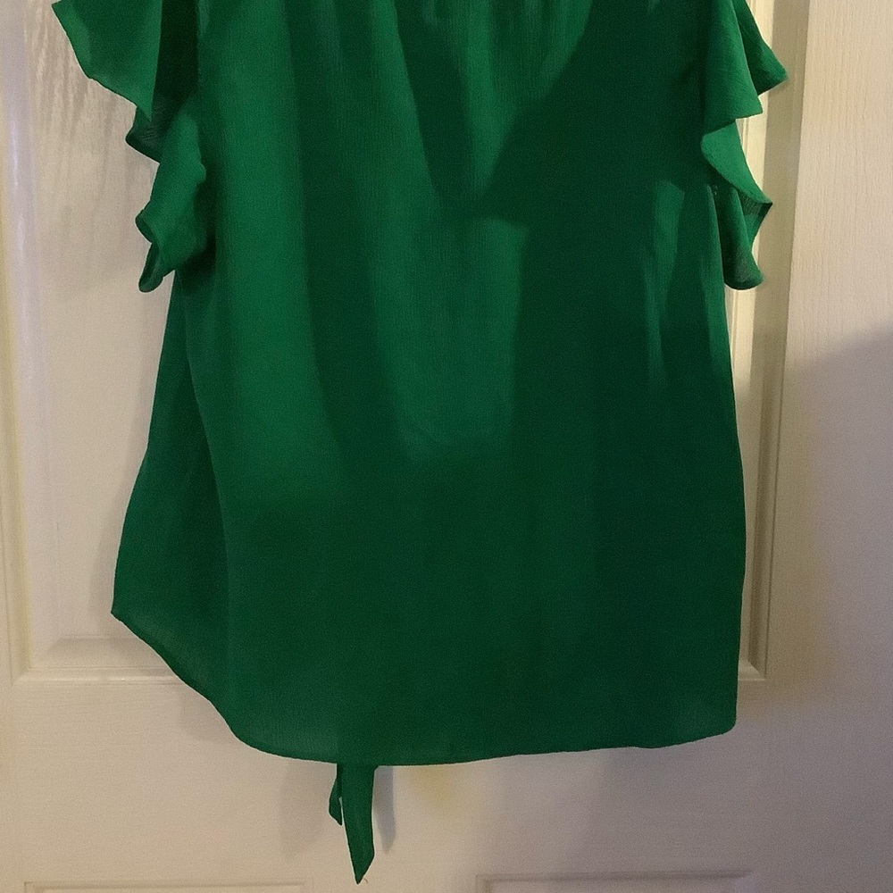OLM Brand blouse, beautiful green color, size XL - Picture 6 of 6